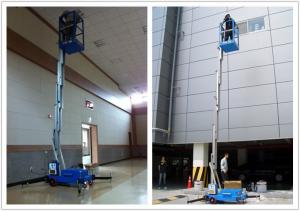 Electric Aerial Order Picker 10 Meter Platform , Aluminum Alloy Hydraulic Aerial Lift Manufactures