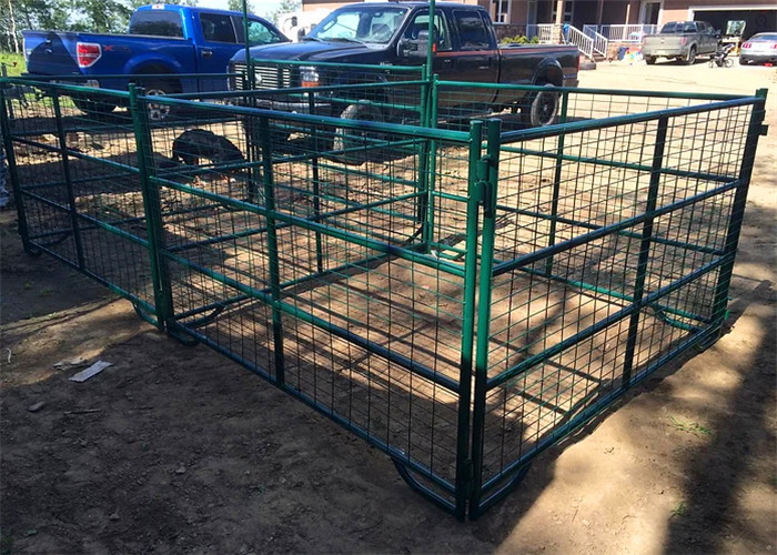  Round Pen Q235 Sheep Goat Fence Panels Metal Heavy Duty Fully Welded 7" Long Manufactures