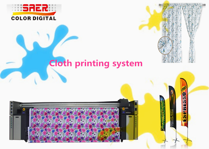  3.2m Flag Cotton Fabric Printing Machine 1440dpi 380V Manufactures