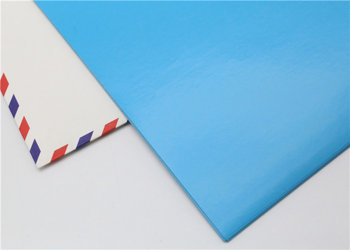  Offset Handy Gummed Paper Sheets Light Blue Single Side For Decoupage Manufactures
