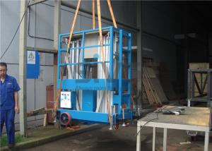  Push Around Vertical Mast Lift , 12 Meter Working Height Electric Work Platform Manufactures