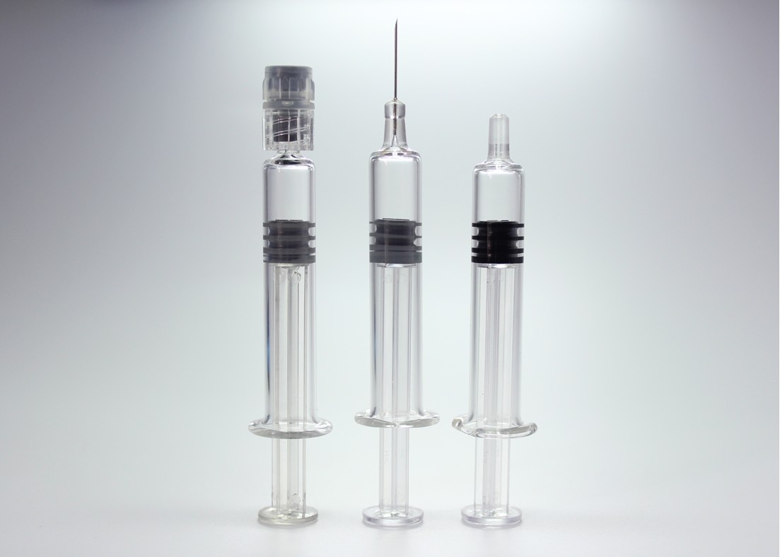  5.0 Neutral Borosilicate Glass Prefilled Syringes 2.25ml Capacity For Medical Manufactures