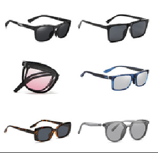  TR90 Custom Made Sunglasses Frame Fashion UV 400 Protection 300 Pcs Manufactures