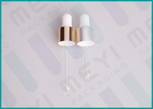  18/415 Cosmetic Essential Oil Dropper With Anodizing Aluminum Dropper Cap Manufactures