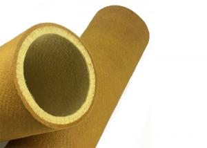  Endless Heat Resistant Fabric , Nomex Needle Felt Anti Static With Tracking Guide Manufactures