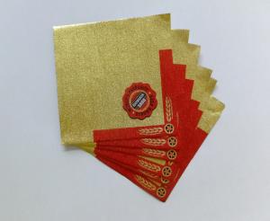  Professional Beer Neck Aluminum Foil Labels Water Proof Self Adhesive Manufactures