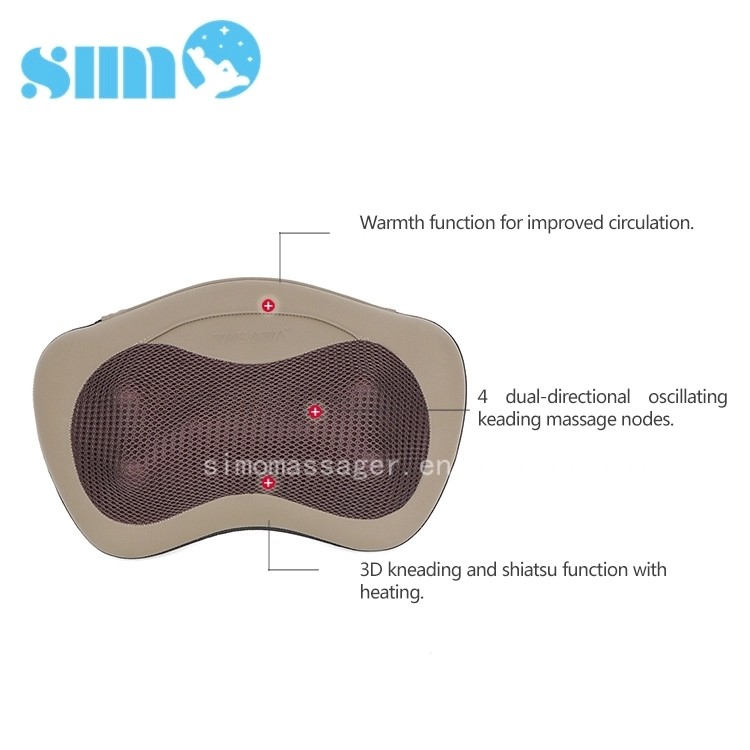 Warming Electric Massage Pillow Home Neck And Shoulder Massage Pillow Manufactures