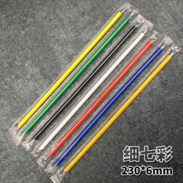  Individual Packed Plastic And Paper Straws Plastic Milk Tea Straws Customized Manufactures