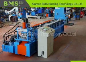  Automatic Fire Damper Blade Forming Machine With GCr15 Mould Roller Manufactures