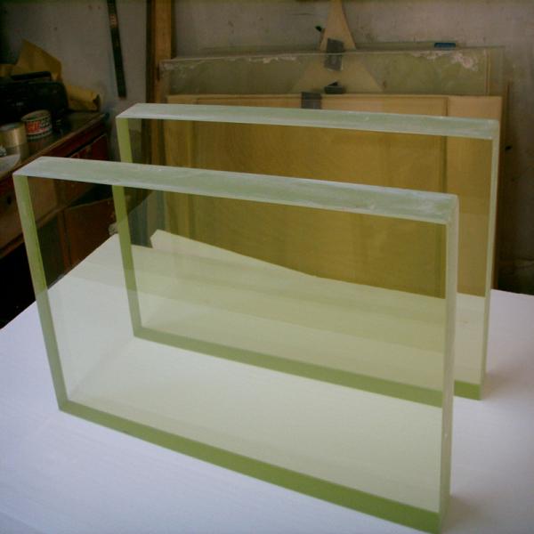 1200*1000 1.6mm Lead Glass Radiation Shielding For X Ray Room Medical Office Building