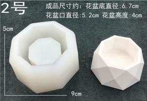  Octangle Silicone mold for planters, concrete flower pot mold Manufactures