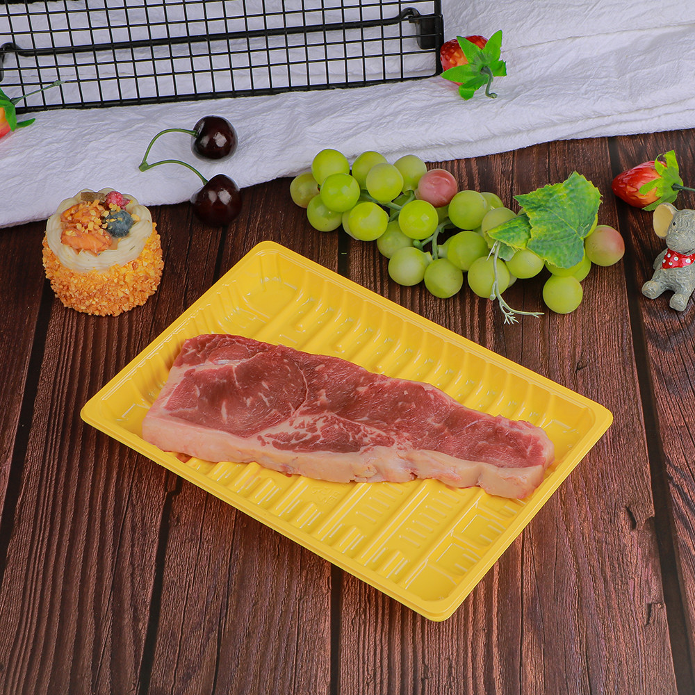 PET Disposable Plastic Fruit Tray 24*19*5 Cm Food Safety Manufactures