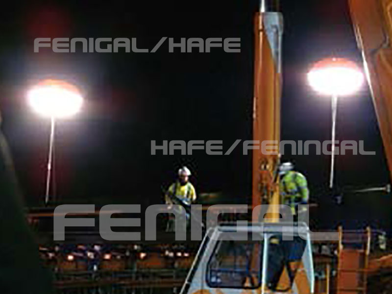  Tripod lighting balloon LED400w for safety illumination at construction site Manufactures