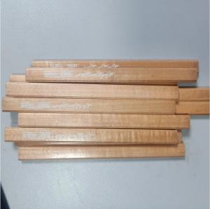  Best selling logo custom natural wood square oval shape building construction carpenter pencil Manufactures