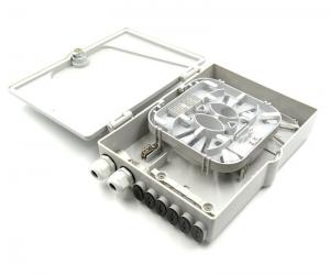  Frog Wall Mount Termination Box , 12 Fiber Ftth Termination Box For Networking Devices Manufactures