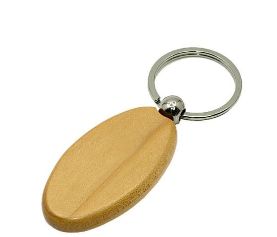  Oval Shape  Shape Wooden Blank Keychains, Wood keychain Manufactures