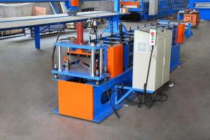 4.5T Ridge Cap Roll Forming Machine With Mold Steel Cr12 Post Cutter，Sheet Roll Forming Machine Manufactures