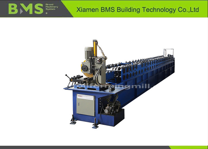 550Mpa Shelf Pallet Racking Roll Forming Machine Step Beam Manufactures