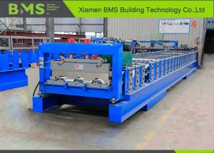  20 Steps Metal Steel Floor Decking Roll Forming Machine For 50-1005 Manufactures
