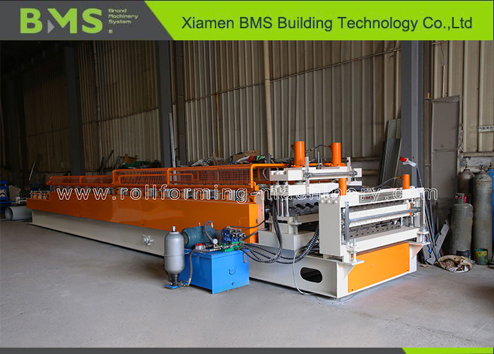  15-18m/Min Double Layer Roll Forming Machine , Roof Panel Roll Forming Machine Manufactures