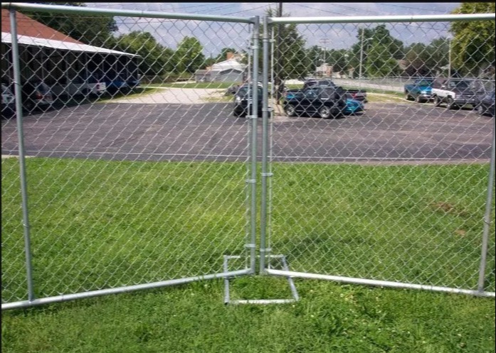  12ft Wide Temporary Fencing Panels , Steel 6ft Tall Chain Link Fence Manufactures