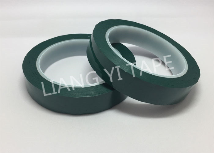  Green Mylar Film Electrical Wire Tape , 0.025mm Thickness Adhesive Insulation Tape Manufactures