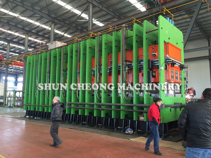  OEM Rubber Strip Production Line Fabric Core Conveyor Belt Vulcanizing Press Manufactures