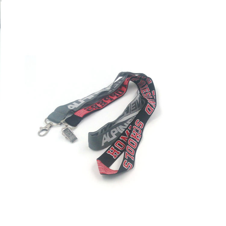  Eco - Friendly Id Card Holder Neck Strap Colorful Logo Mixed Color Lanyard Manufactures