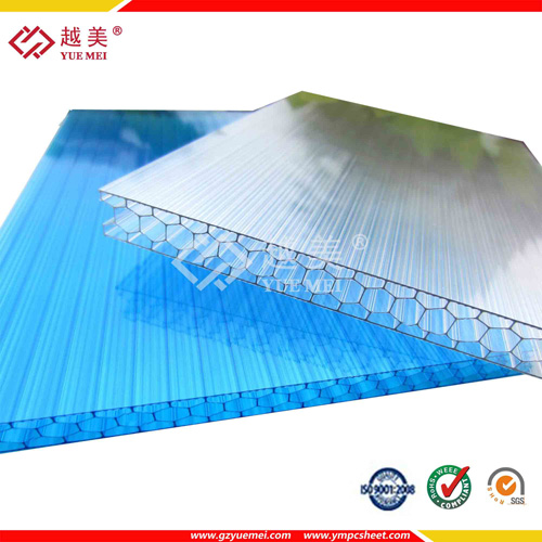  Honeycomb Polycarbonate Sun Panel,Building Plastic Sheet Manufactures