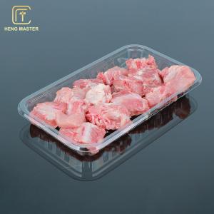  Food Grade Plastic Disposable Fruit Tray PP Plastic For Frozen Meat Manufactures
