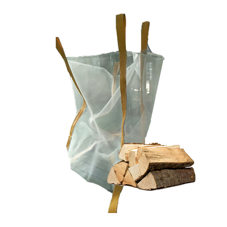  High Performance Polypropylene Mesh Bags , 1500kg Full Open Top Large Mesh Bags Manufactures