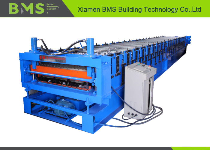  Roof And Corrugated Panel Double Layer Roll Forming Machine For 1219mm Width Manufactures