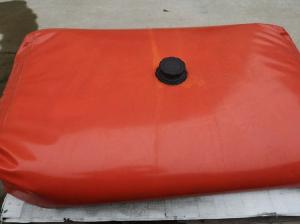  Anti Corrosion Orange Big Bag Container , Collapsible Pillow Container Big Bag Manufactures