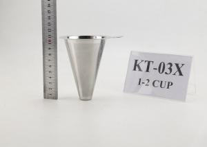  Professional High Pour Over Coffee Cone Filter With Double Layer Mesh Manufactures