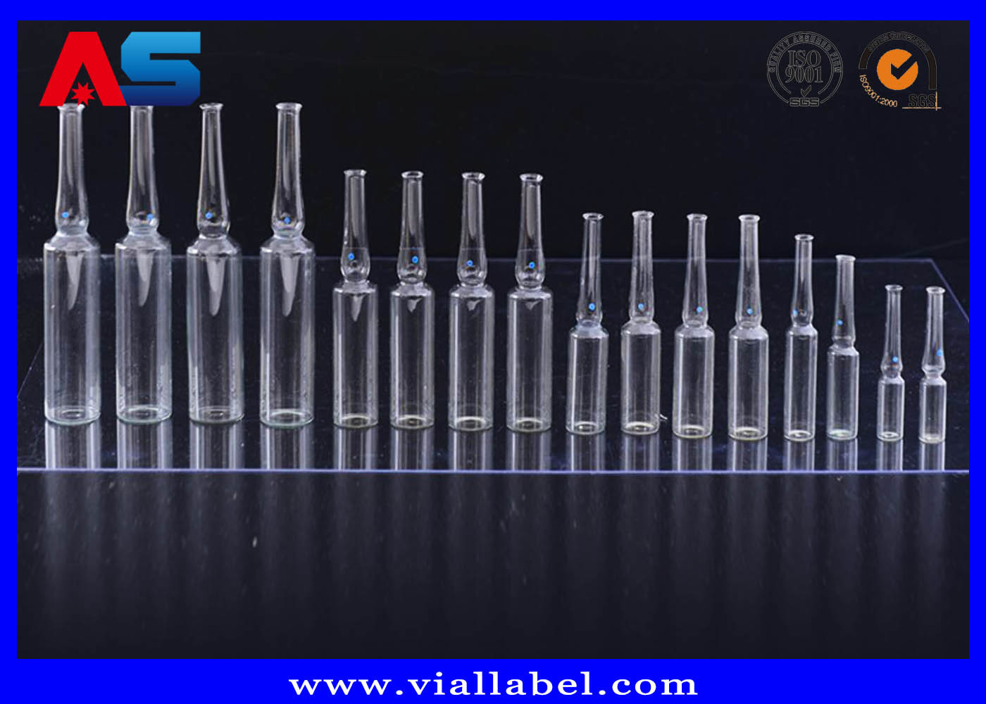  Eco Friendly Ampoule Clear Small Glass Vials 5ml For Medicine Liquid Manufactures