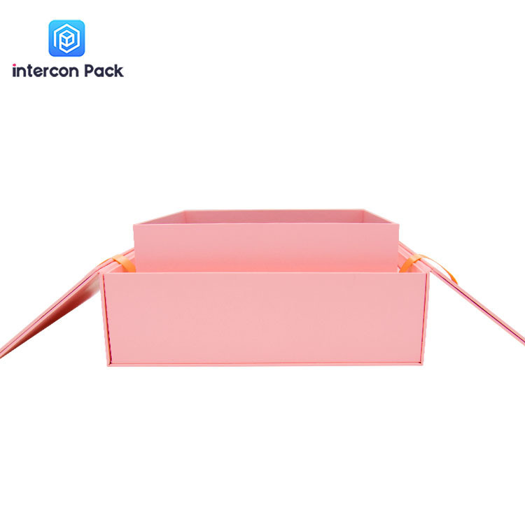  Waterproof Folding Clamshell Packaging Box 6mm Thickness UV Coating Manufactures