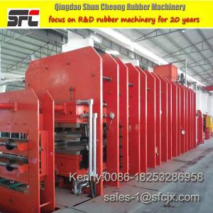  SGS Rubber Strip Production Line , Conveyor Belt Vulcanizing Equipment Manufactures