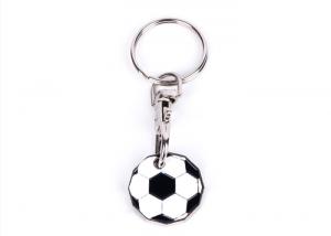 Zinc Alloy Personalized Metal Keychains 20mm Diameter 2mm Thickness Manufactures