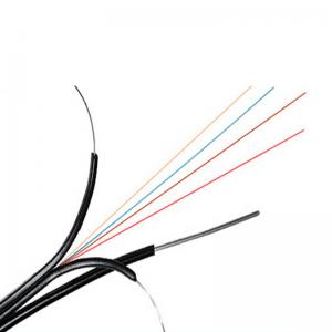  1 Core GJYXCH Black FTTH Fiber Optic Cable Bow Type Drop Cable Manufactures