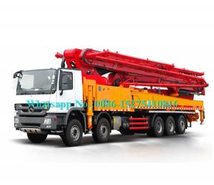  Remote Control Concrete Pumping Equipment 56m Truck Mounted 56X-6RZ Model Manufactures
