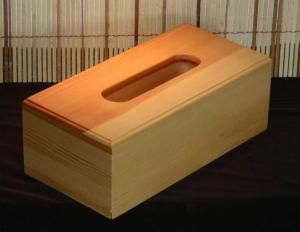  Wooden tissue boxes, Solid pine wood, Varnished finish Manufactures