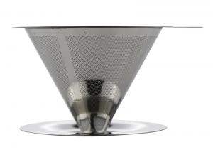  98MM Stainless Steel Coffee Dripper Paperless For Coffee Making , FDA  / LFGB Listed Manufactures