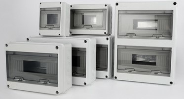  Plastic Terminal Lighting Distribution Boxes 100A For Electrical 36 Modules Manufactures
