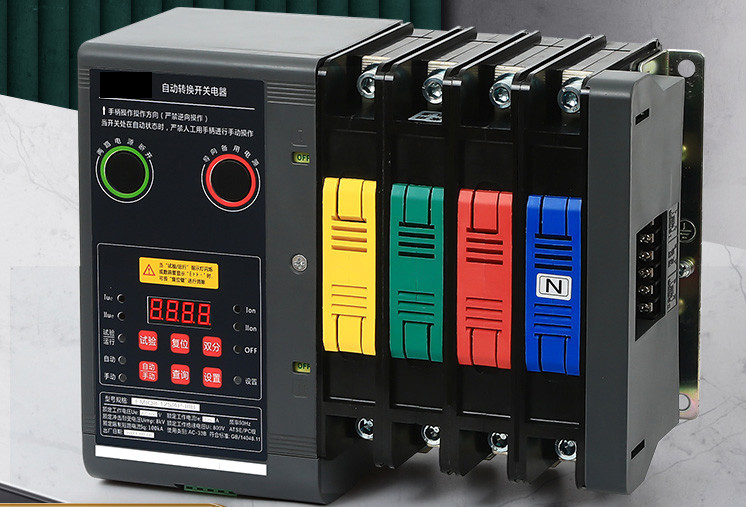  400V Dual Power Automatic Transfer Switch 4P Intelligent Controller Manufactures