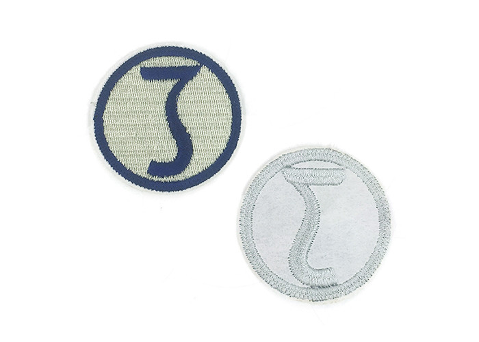  Sewing On Adhesive Embroidered Patches Twill Material For Clothing Dresses Manufactures