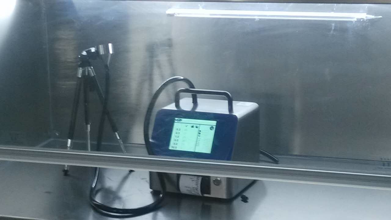  Touch screen Laser airborne particle counter with 1 CFM flow rate Manufactures