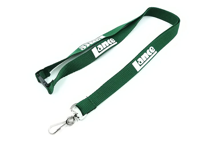  Personalized Advertising Imprint Polyester Lanyards Custom Logo 0.6mm To 2.5mm Thickness Manufactures