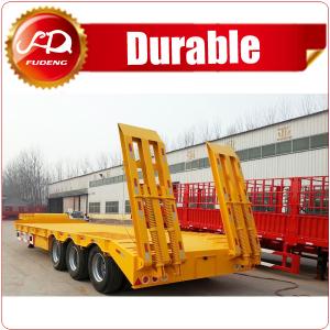  Heavy duty 40-80 ton low bed trailer truck/tractor trailer cheap price Manufactures