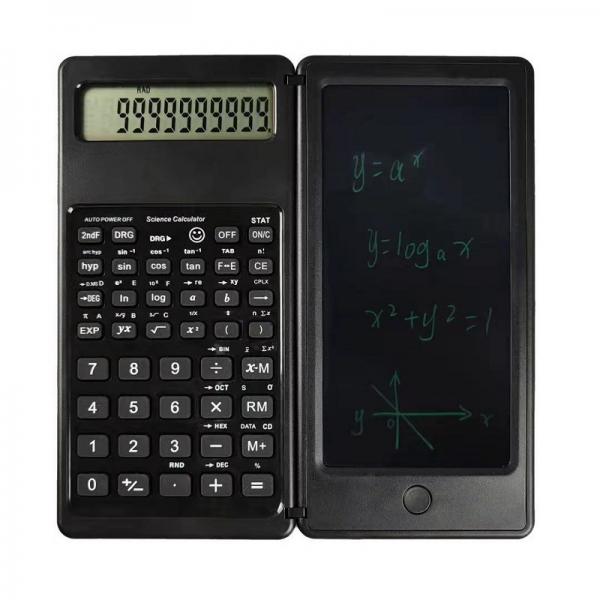 Fold Science Function Calculator Writing Pad Calculator with Liquid Crystal Writing Pad Student Drawing Pad