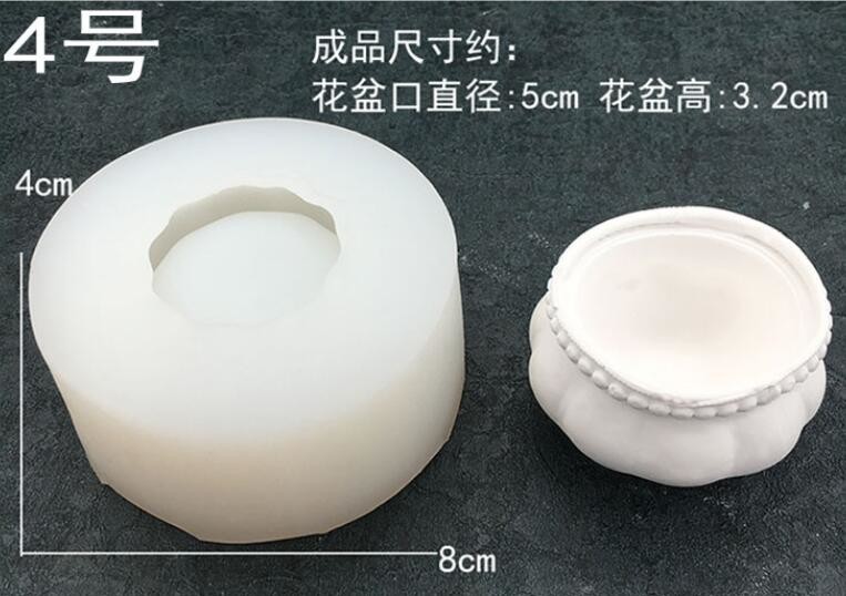  Silicone mold for planters, Concrete flower pot mold Manufactures